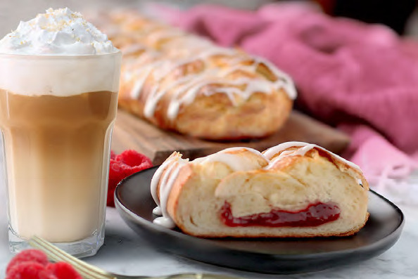 Pastry and Frappuccino